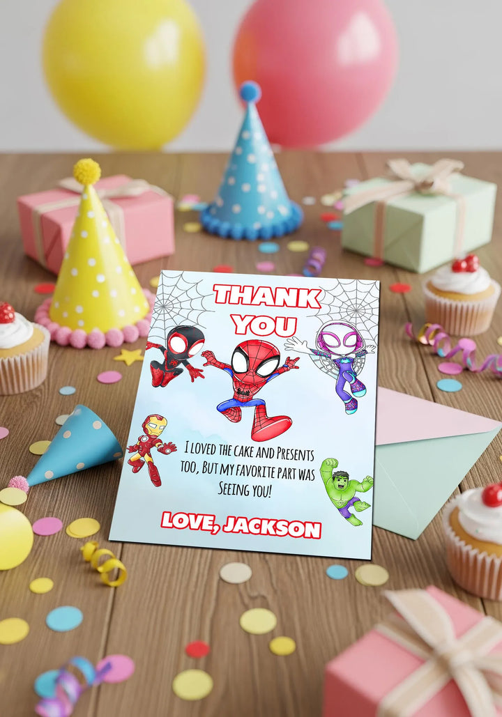Spidey Birthday Invitation, Spidey and Friends Invite, Editable Spidey Birthday, Superhero Birthday Invitation, Spiderman Birthday Invite, Ghost Spider Invitation, Girl Spidey Birthday, Gwen Stacy Birthday Invitation, Miles Morales Birthday Invite, Hulk Birthday Invitation, Iron Man Birthday Invitation, Marvel Heroes Birthday Invite, Animated Spidey Invitation, Editable Superhero Party Invite, Kids Birthday Evite, Superhero Party Invitation, Editable Canva Invitation, Spidey Video Invitation, Digital Spidey