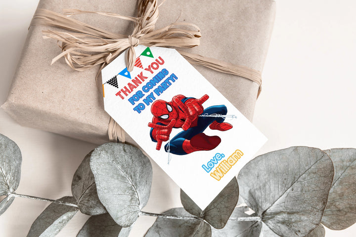 spider man thank you tag