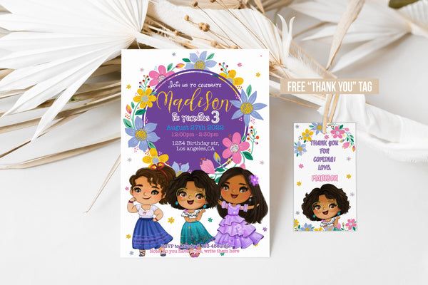 Encanto Birthday Invitation Template | Editable | Printable | Instant Download