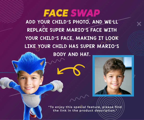 Face Swap Add-On: Let Your Child Become Their Favorite Hero!