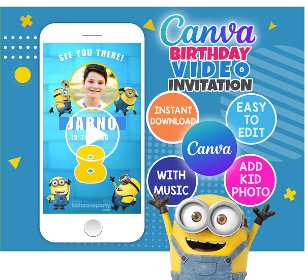 Minions Invitation, Minions Cards, Minions Invites, Minions Invite Ideas, LOS Minions, Minions party, Minions theme, Minions card, Minions ideas, Minions decor, Minions birthday, Minions template - Copy