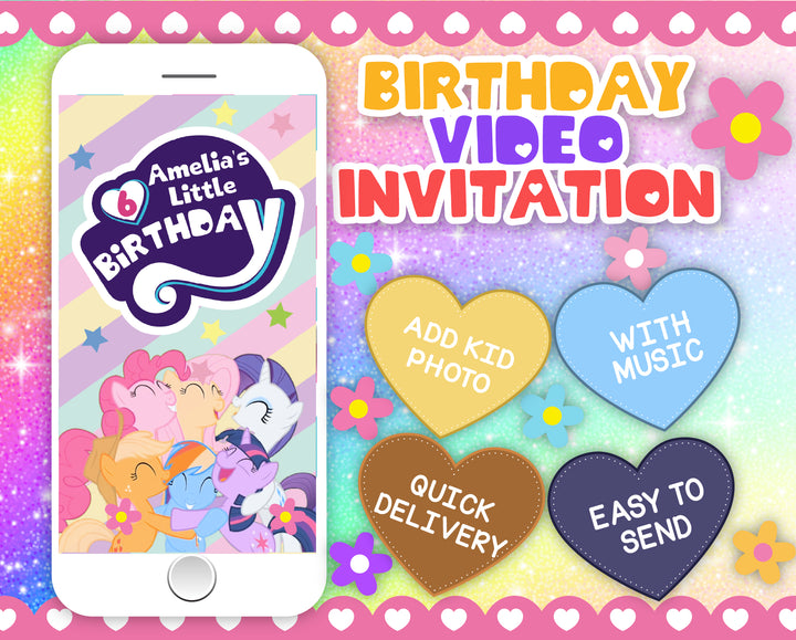 My Little Pony Birthday Invitation Video