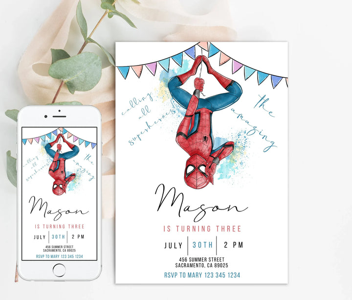 spidey invitation, spidey birthday invite, spidey party template, spidey canva template, spidey digital invite, spidey phone invite, spidey thank you tag, spidey party printable, spidey editable invite, spidey birthday card, spidey and friends invite, superhero birthday invite, superhero party template, marvel heroes invitation, marvel birthday invite, marvel party template, kids birthday invitation, editable birthday invite, printable birthday invite, digital party invitation, boy birthday invitation, cart