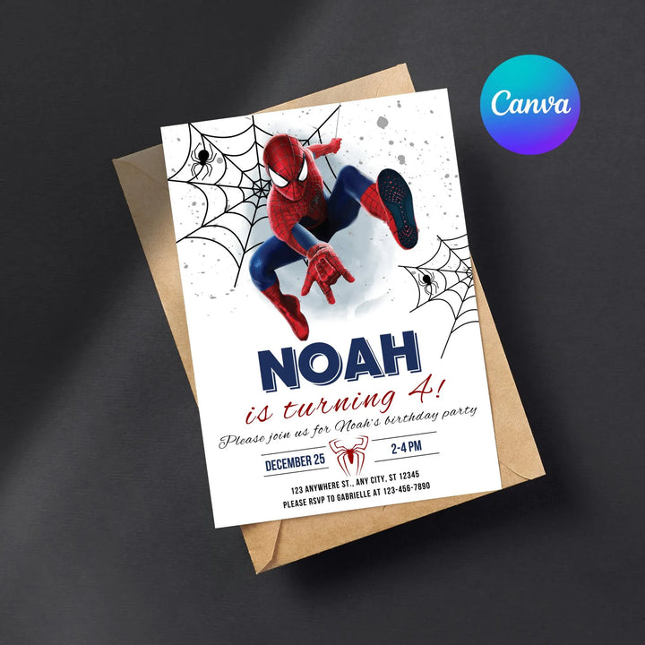 spidey invitation, spidey birthday invite, spidey party template, spidey canva template, spidey digital invite, spidey phone invite, spidey thank you tag, spidey party printable, spidey editable invite, spidey birthday card, spidey and friends invite, superhero birthday invite, superhero party template, marvel heroes invitation, marvel birthday invite, marvel party template, kids birthday invitation, editable birthday invite, printable birthday invite, digital party invitation, boy birthday invitation, cart