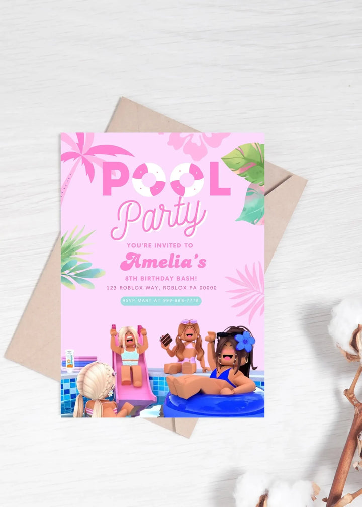 Personalized Roblox invite girls