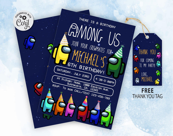 among-us-birthday-invitation-template-editable-printable-instant-kidszoneparty for Free Printable Among Us Birthday Invitation Among Us Birthday Invitation Template | Editable | Printable | Instant – kidszoneparty for Free Printable Among Us Birthday Invitation