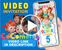 Cocomelon Birthday Video Invitation | Cocomelon Animated Invitation
