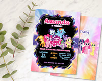 My Little Pony Birthday Invitation Template | Editable | Printable | Instant Download
