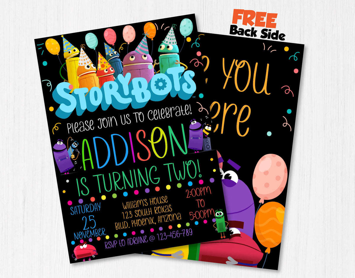 StoryBots | Birthday Invitation | StoryBots Birthday Invitation ...