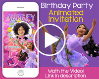 Isabela Encanto Invitation | Animated Encanto Invite | Encanto Maribel Isabella Invitation | Encanto Birthday
